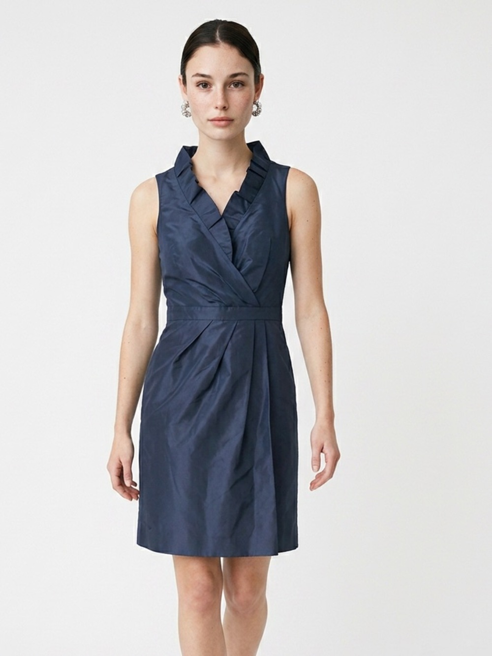 100% silk taffeta dress J crew